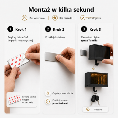 Montaż Tunelio w trzech krokach